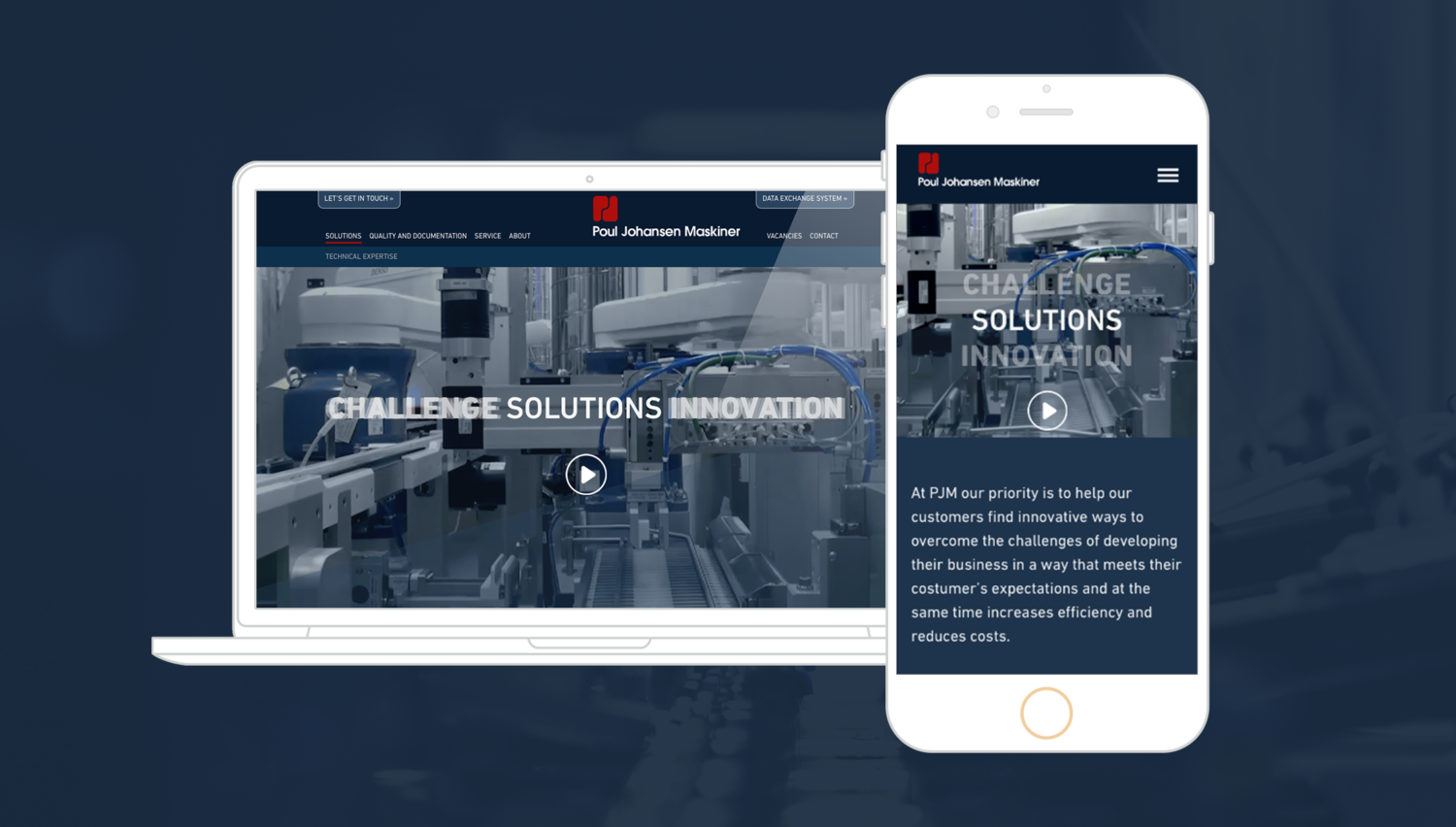 Site for et af Danmarks førende automatiseringsfirmaer: pjh.dk