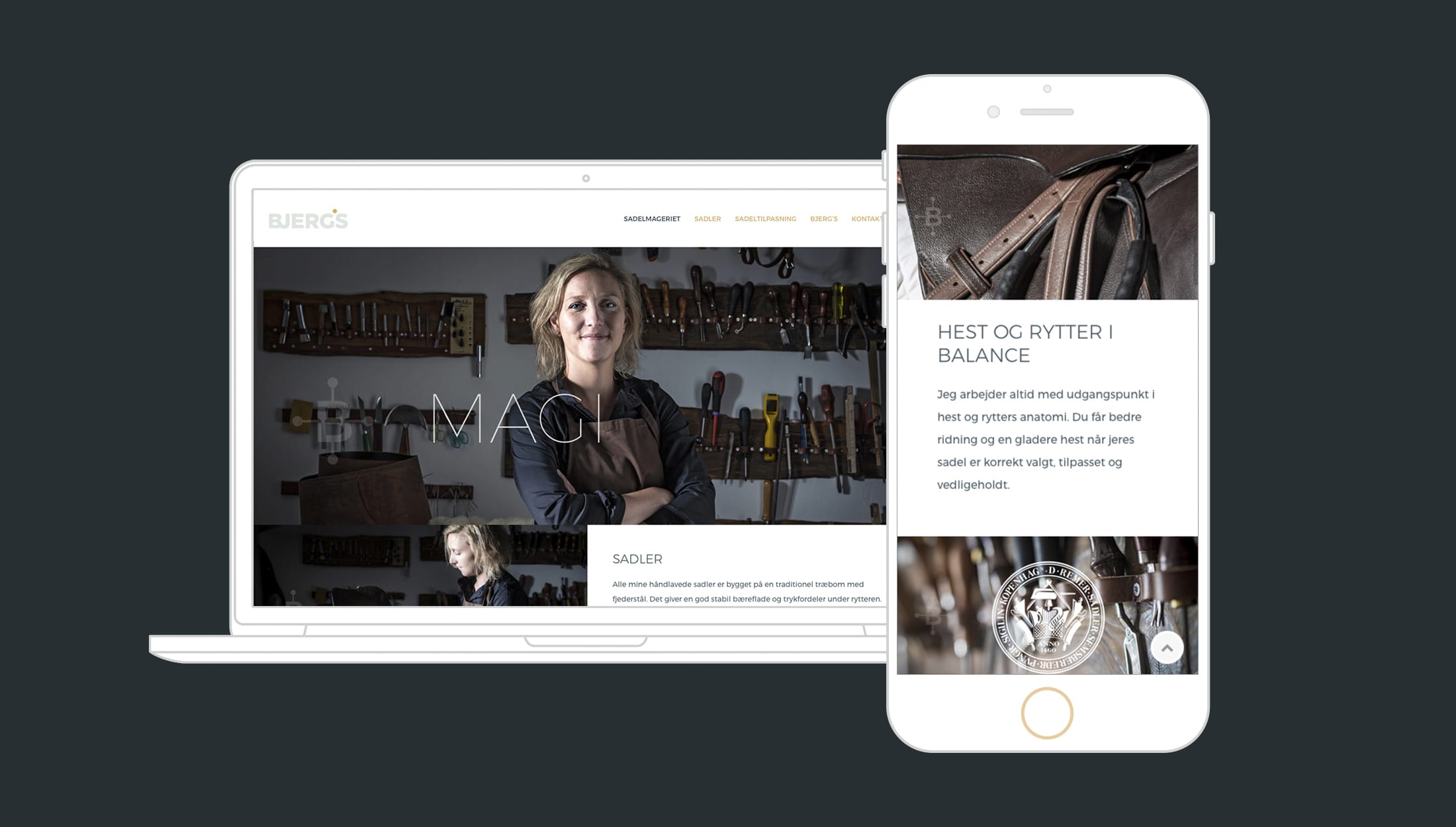 Bjerg's Sadelmageri får nyt site