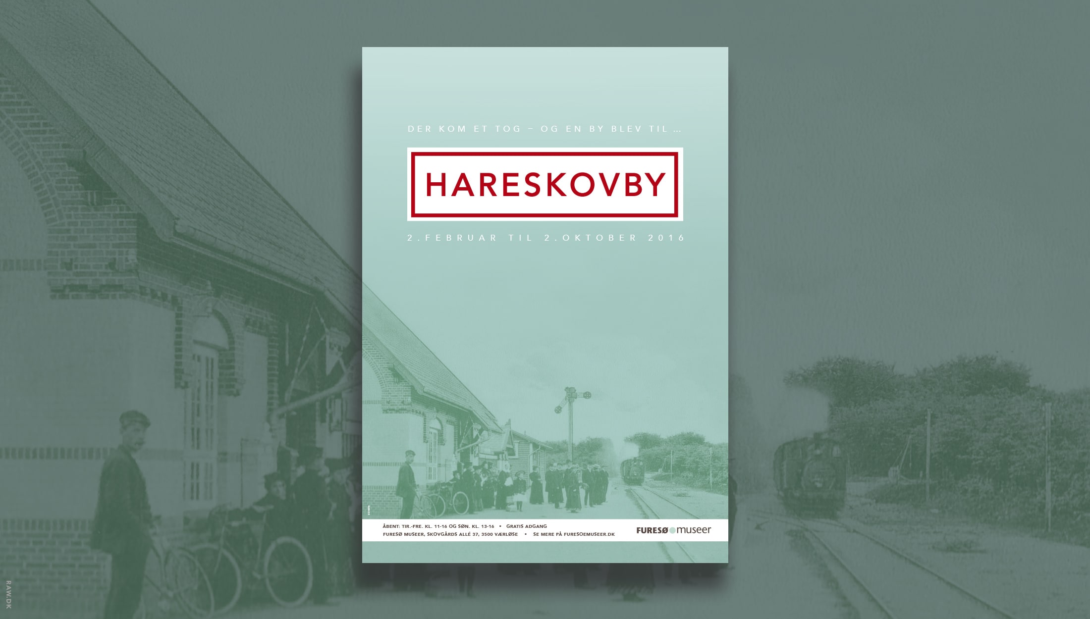 Udstillingsplakat for Furesø Museer